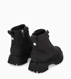 Boot ranger à zip - Gisèle - Denim - Noir