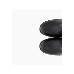Botte biker à double boucle biker - Biker 70 - Cuir lisse - Noir