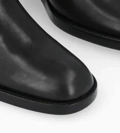 Botte western avec harnais - Carma 45 - Cuir lisse - Noir