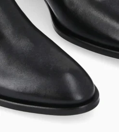 Bottine western chelsea - Kim 40 - Cuir lisse - Noir