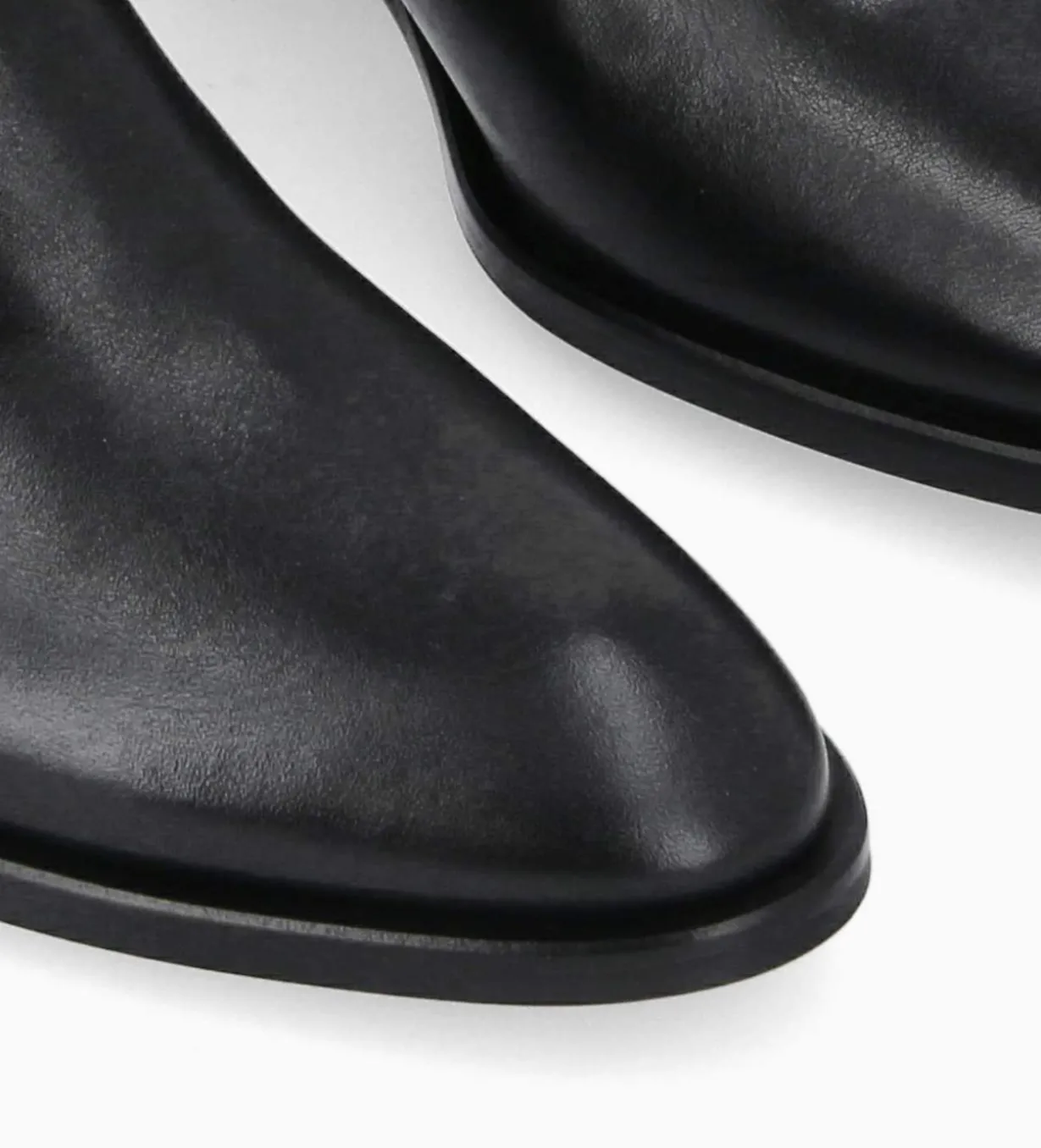 Bottine western chelsea - Kim 40 - Cuir lisse - Noir
