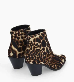 Bottine western zippée - Jane 7 - Poils - Jungle