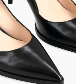 Escarpin à bout pointu - Jamie 70 - Cuir de veau lisse - Noir