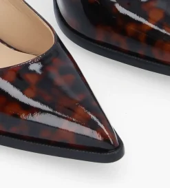Escarpin à bout pointu - Jamie 70 - Cuir verni - Turtle