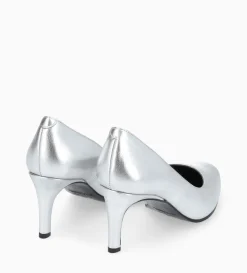 Escarpin - Mirri 65 - Cuir métallisé - Argent