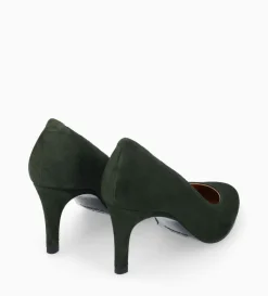 Escarpin - Mirri 65 - Cuir velours - Militaire