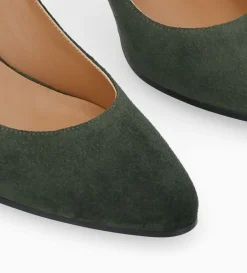 Escarpin - Mirri 65 - Cuir velours - Militaire