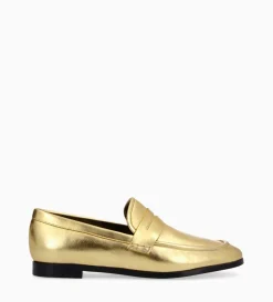 Mocassin - Anaïs - Cuir métallisé - Or