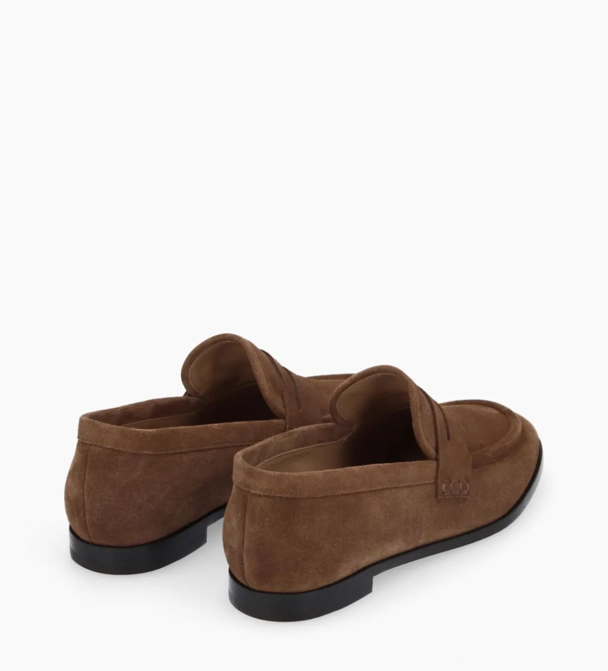 Mocassin - Anaïs - Cuir velours - Brun