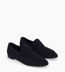 Mocassin - Anaïs - Cuir velours - Marine