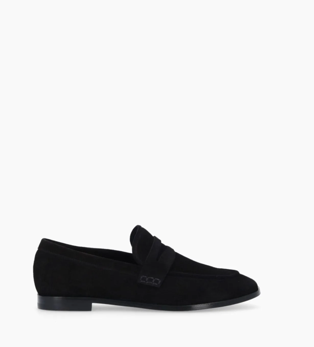 Mocassin - Anaïs - Cuir velours - Noir