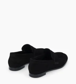 Mocassin - Anaïs - Cuir velours - Noir