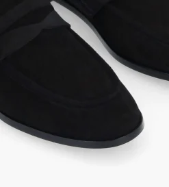Mocassin - Anaïs - Cuir velours - Noir