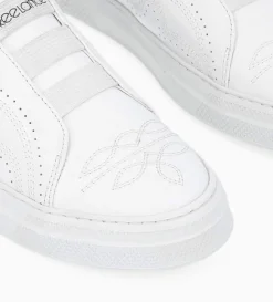 Sneaker - Panic - Cuir lisse - Blanc