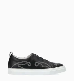 Sneaker - Panic - Cuir lisse - Noir